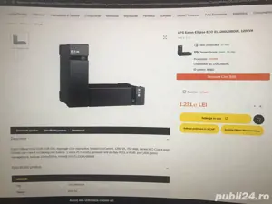 Baterie Extetna - calculator   imprimanta   leptop   incarcare teleon   1200 VA   750 W - imagine 2