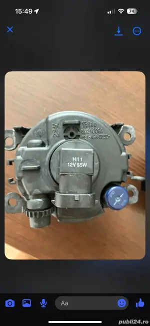 proiectoare ceata renault dacia logan sandero mcv