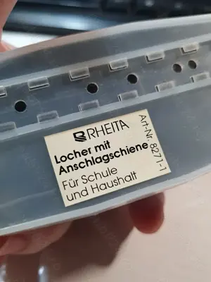 2 perforatoare vintage, anii 80, stare excelentă (Cehoslovacia + Germania) - imagine 5