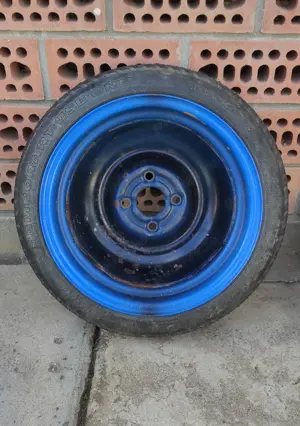 Roata rezerva mica slim 14 4x100 Hankook OEM Chevrolat Opel - imagine 2