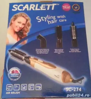 Set HairStilling Ondulator De Par cu Aer Cald  - imagine 3
