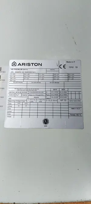 Componente Ariston HC Premium 24 Eu