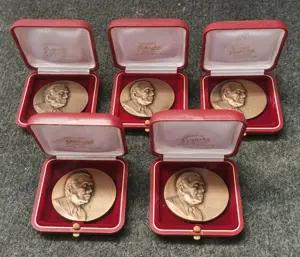 Lot 5 Medalii Comemorative la Cutie firma GRANERO