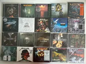 Vand cd-uri audio originale, sigilate, cu muzica rock si metal