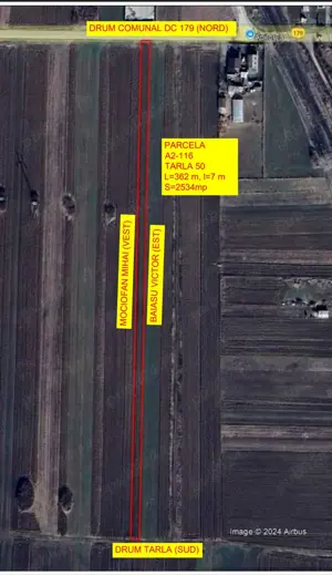 Vand teren extravilan în com. Mihaesti, Vâlcea 2534 mp - imagine 3