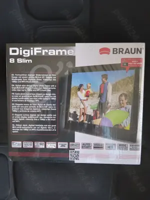 Rama foto digitala BRAUN DigiFrame Slim 8