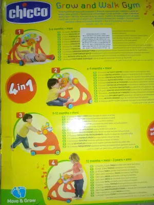 Jucarie Chicco Antemergator Transformabil 4 in 1 - imagine 3