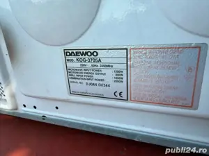 Daewoo KOG-3705A, 20 l, grill, alb - imagine 3