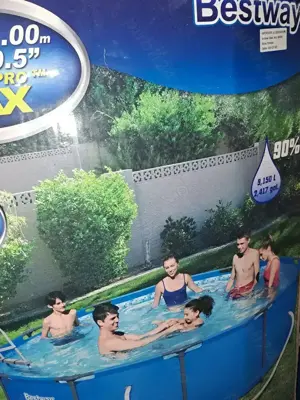 Piscina cu cadru metalic Bestway Pro Max, 366 x 100 cm