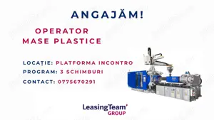 Operator mase plastice- sectie cauciuc