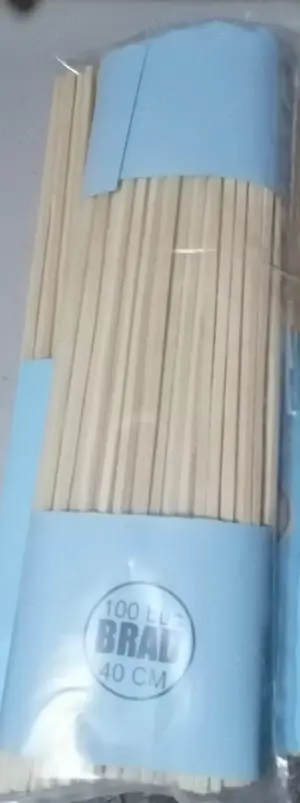 Bețe de lemn pentru vata de zahar  - imagine 2