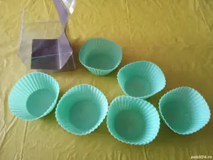 6 Forme de silicon pentru copt produse de patiserie 