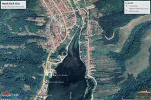 Teren 7.000mp intravilan construibil, front 160ml DN57- Eselnita, la Dunare