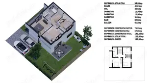 OCAZIE UNICA ! Vila NOUA la pret de apartament - imagine 7 OCAZIE UNICA ! Vila NOUA la pret de apartament - imagine 7