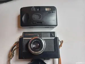 2 Camere ( aparate) foto compacte, vintage, cu film, folosite, nefuncționale 