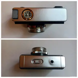 2 Camere ( aparate) foto compacte, vintage, cu film, folosite, nefuncționale  - imagine 3