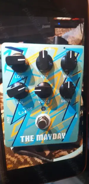 Mini Vox AC30 in pedala nou si alimentator. - imagine 3