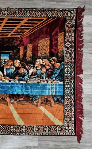 Carpetă de perete cu Cina cea de Taină - imagine 3