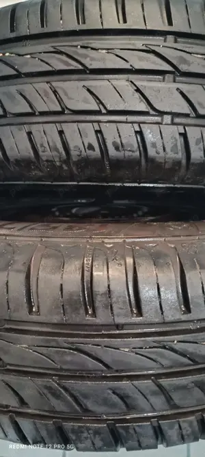 Vand anvelope de vara cu Jantele de tabla - imagine 3