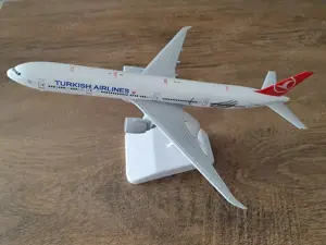 Macheta metalica de avion (marime medium) Turkish Airlines | Decoratie