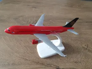 Macheta metalica de avion Air Asia Manchester United | Decoratie | Perfect pt cadou