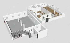 Spațiu hală și birouri, 350 mp în Brasov, semi-central, acces camionete