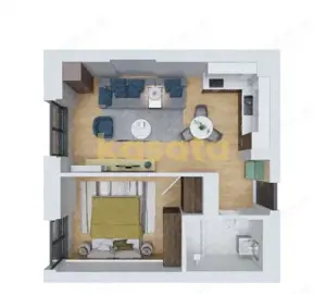 2 camere Cortina North vedere libera - imagine 2