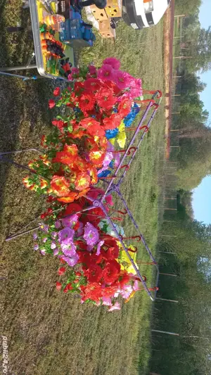 ghiveci flori artificiale