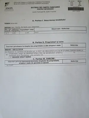 Vând teren intravilan  - imagine 2