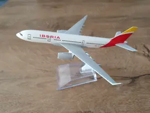 Macheta metalica de avion Iberia Airlines | Decoratie | Perfect pt cadou