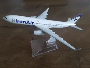 Macheta metalica de avion Iran Air | Decoratie | Perfect pt cadou