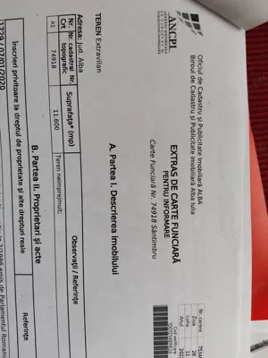 Vand teren agricol Dumitra, Com. Santimbru - imagine 2