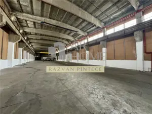 Hala industriala de la 800 mp, birouri 400 mp si platforma betonata, zona Nord, Ploiesti