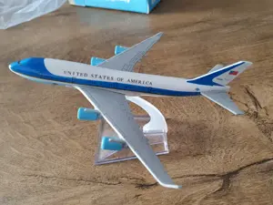 Macheta metalica de avion Air Force One | Decoratie United States of America | Perfect pt cadou