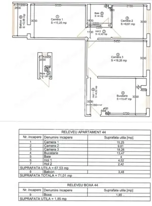 Apartament 3 camere plus boxa,zona Olimpia/Stadion - imagine 14 Apartament 3 camere plus boxa,zona Olimpia/Stadion - imagine 14
