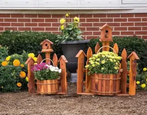 Confecționez diferite modele de jardiniere din lemn