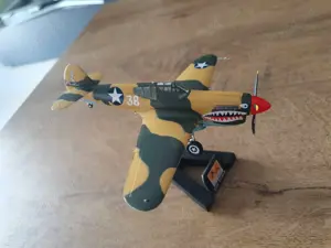 Macheta avion US Army Curtiss P-40E Tomahawk | Al 2lea razboi mondial