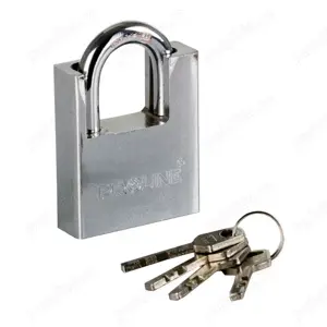 Lacat securizat cu tija interna curbata si protectie la gaurire-taiere, Proline