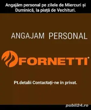 Angajam personal la Fornetti!!!!