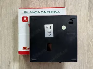Cantar de bucatarie de precizie - rosu - max 2kg - merge pe orice suprafata - imagine 4