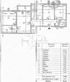 4 camere Renovat în Turda cu vedere pe spate - imagine 14