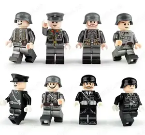 Set 8 Minifigurine tip Lego Soldati Germani Nazisti WW2