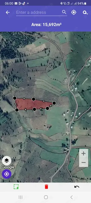 Teren pentru cabane.