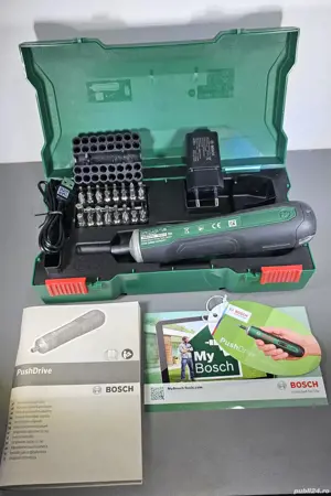Bormasina Bosch Filetanta Bosch Surubelnita electrică Bosch PushDrive 220 lei - imagine 5