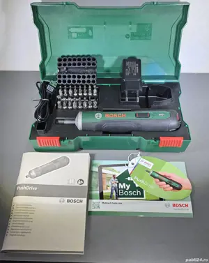 Bormasina Bosch Filetanta Bosch Surubelnita electrică Bosch PushDrive 220 lei - imagine 2