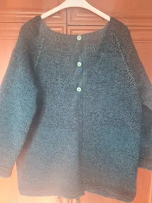 Pulover tricotat manual