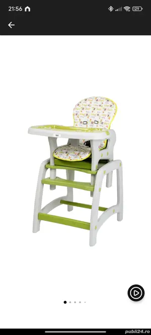 Masa si scăunel bebe 2 in 1 - imagine 5