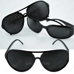 Ochelari pinhole stenopici pentru indreptarea vederii noi !