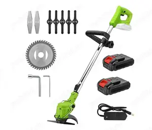 Coasa electrica motor, 2 acumulatori, si set disc si lame taietoare