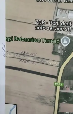 Teren  intravilan-extravilan 10800 mp în Satu Nou  Șoseaua E671 Nod Rutier A3 - imagine 2
